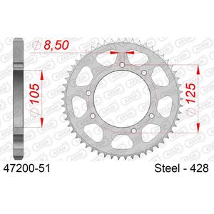 405755465-pignon-moto-acier-arriere-afam-428-51-dents-argente-gris-tu