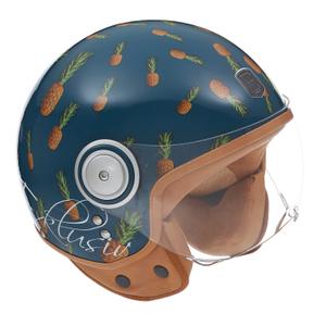 casqesmartpineappl-casque-moto-jet-exklusiv-smart-bleu-marron