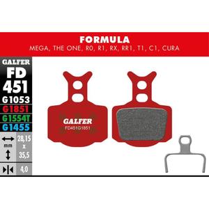 fd451g1851-plaquette-de-frein-galfer-formula-mega-the-one-r0-r1-rx-rr1-t1-c1-rouge-28-15-mm