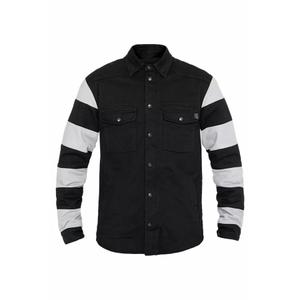 jdl5016-2xl-chemise-moto-manches-longues-john-doe-prison-black-white