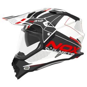 casqn312droneblancrouge-casque-moto-nox-n312-drone-blanc-rouge