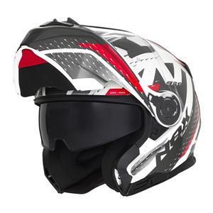 casqn966focalblancrouge-casque-moto-modulable-nox-n966-blanc-rouge