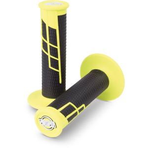 021657-poignees-moto-cross-protaper-clamp-on-1-2-waffle-21657-jaune-fluo-noir-tu